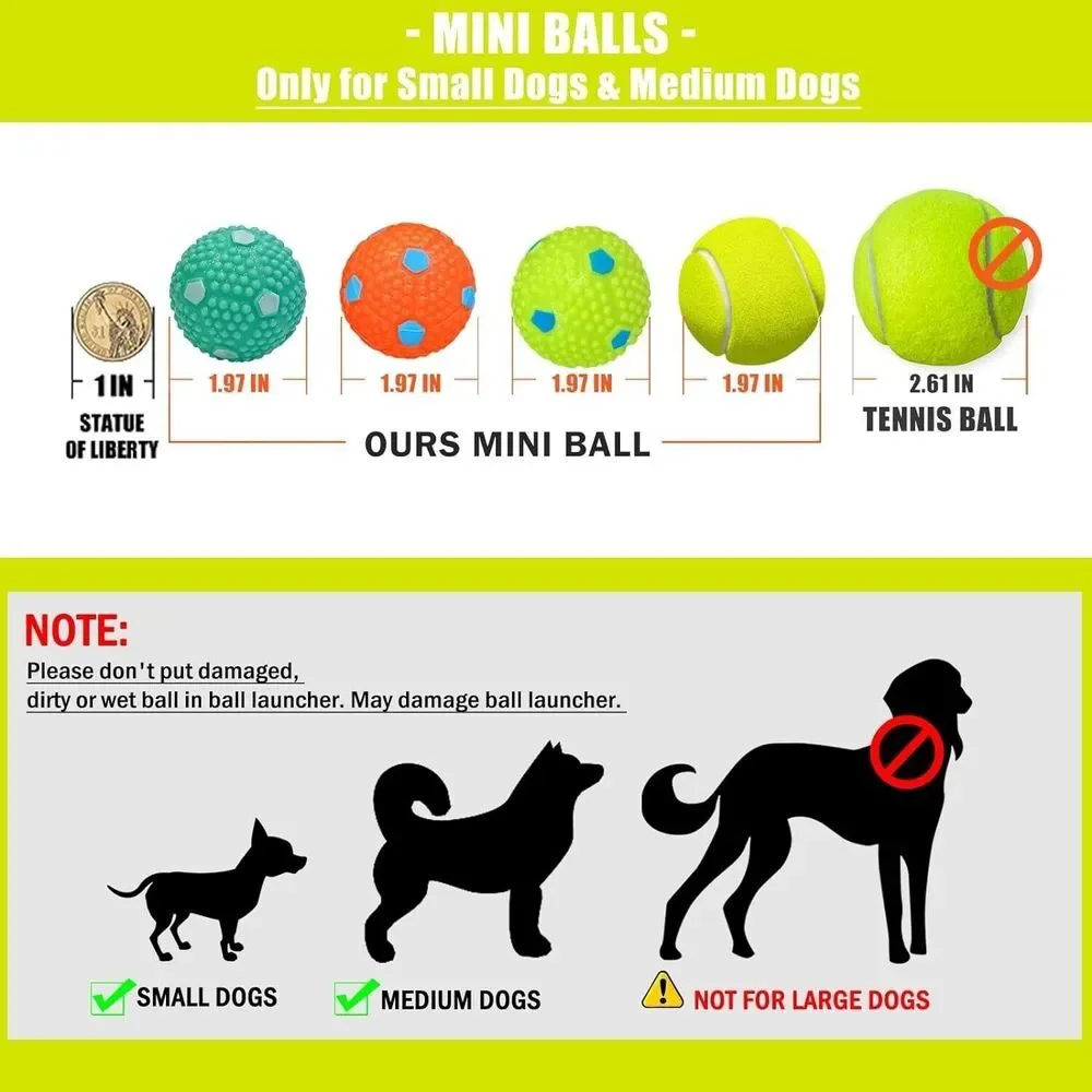 YEEGO‎ Automatic Dog Ball Launcher Thrower for Small Medium Dogs Indoor Outdoor